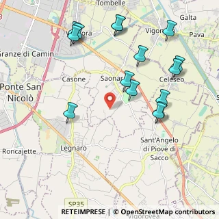 Mappa Via Granzetta, 35020 Saonara PD, Italia (2.30867)