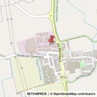 Mappa Via G. Curioni, 3, 26832 Galgagnano, Lodi (Lombardia)