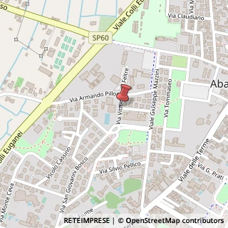 Mappa Via vittorino da feltre 1, 35031 Abano Terme, Padova (Veneto)