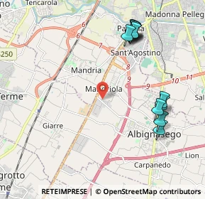 Mappa Via Ragusa, 35020 Albignasego PD, Italia (2.31583)