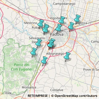 Mappa Via Ragusa, 35020 Albignasego PD, Italia (6.20077)