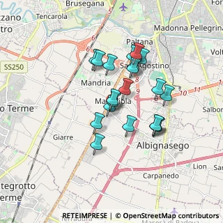 Mappa Via Ragusa, 35020 Albignasego PD, Italia (1.3975)