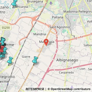 Mappa Via Ragusa, 35020 Albignasego PD, Italia (4.2425)