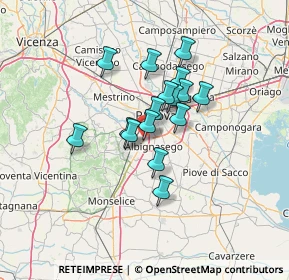 Mappa Via Ragusa, 35020 Albignasego PD, Italia (9.49813)