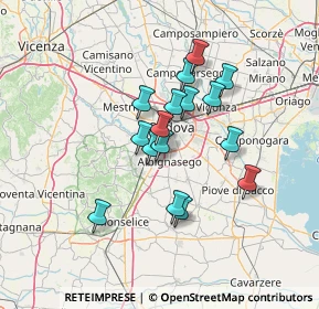 Mappa Via Ragusa, 35020 Albignasego PD, Italia (10.70625)
