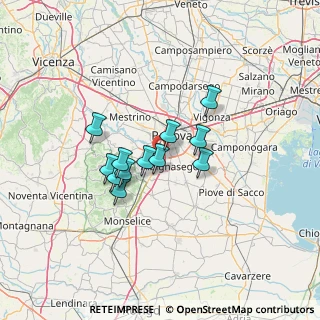 Mappa Via Ragusa, 35020 Albignasego PD, Italia (9.74667)