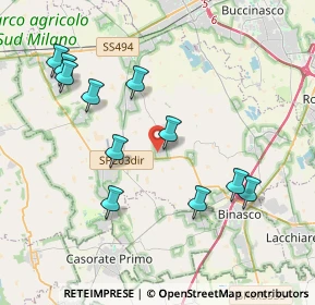 Mappa Via Antonio Vivaldi, 20082 Noviglio MI, Italia (4.07364)