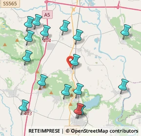 Mappa Via Borgo, 10010 Mercenasco TO, Italia (4.77438)