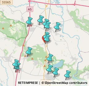 Mappa Via Borgo, 10010 Mercenasco TO, Italia (4.01071)
