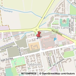 Mappa Via Giorgio La Pira, 8, 26013 Crema, Cremona (Lombardia)