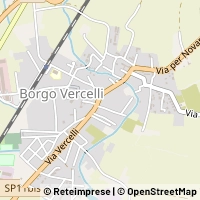 Mapa Borgo Vercelli