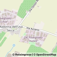 Mapa Povegliano Veronese
