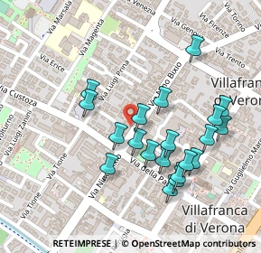 Mappa Via nino bixio 197 a, 37069 Villafranca di Verona VR, Italia (0.227)