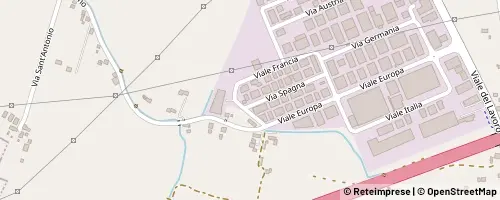 Mappa Ponte San Nicolò