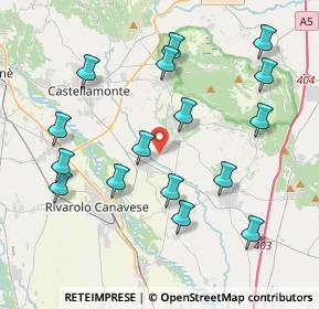 Mappa Strada per Ozegna, 10011 Agliè TO, Italia (4.26125)