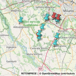 Mappa Via Giovanni Verga, 20088 Rosate MI, Italia (8.09571)