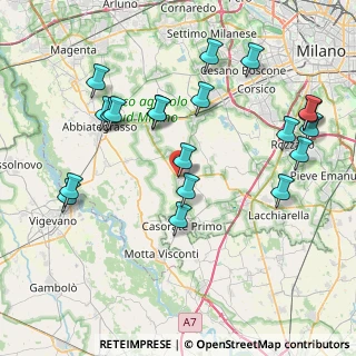 Mappa Via Giovanni Verga, 20088 Rosate MI, Italia (8.8325)
