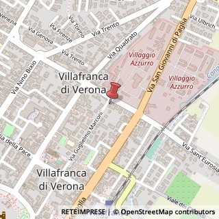 Mappa Via Guglielmo Marconi, 30, 37069 Villafranca di Verona, Verona (Veneto)