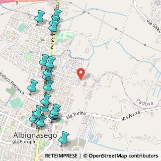 Mappa Via Marinai D'Italia, 35020 Albignasego PD, Italia (0.706)