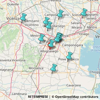 Mappa Via Marinai D'Italia, 35020 Albignasego PD, Italia (13.38)