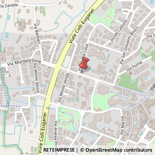 Mappa Via Monteortone, 6, 35031 Abano Terme, Padova (Veneto)