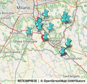 Mappa Via Sandro Pertini, 20080 Carpiano MI, Italia (6.72611)