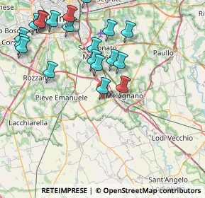 Mappa Via Sandro Pertini, 20080 Carpiano MI, Italia (9.3785)