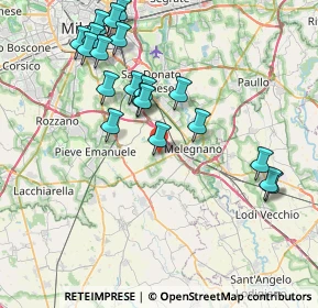Mappa Via Sandro Pertini, 20080 Carpiano MI, Italia (8.2645)
