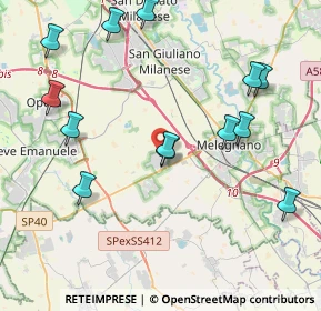 Mappa Via Sandro Pertini, 20080 Carpiano MI, Italia (4.57231)