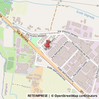 Mappa Viale dell'Industria, 30, 35020 Legnaro, Padova (Veneto)