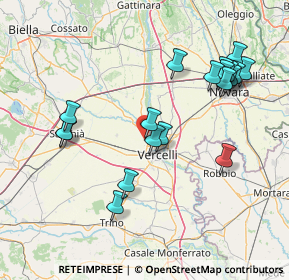 Mappa Via Torino, 13030 Caresanablot VC, Italia (16.17053)