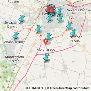Mappa Via S. Leopoldo, 35020 Albignasego PD, Italia (4.965)