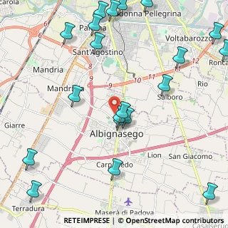 Mappa Via S. Leopoldo, 35020 Albignasego PD, Italia (2.8425)