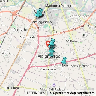 Mappa Via S. Leopoldo, 35020 Albignasego PD, Italia (1.86462)