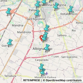 Mappa Via S. Leopoldo, 35020 Albignasego PD, Italia (2.74214)
