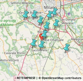 Mappa PALAZZO MEUCCI, 20080 Basiglio MI, Italia (6.43818)