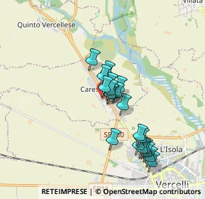 Mappa Via Torino, 13030 Caresanablot VC, Italia (1.4355)