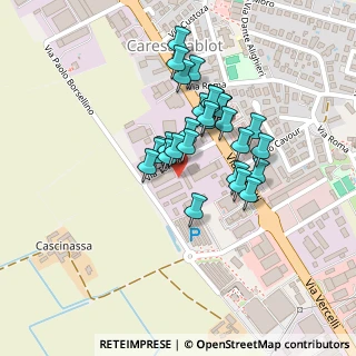 Mappa Via Torino, 13030 Caresanablot VC, Italia (0.16897)
