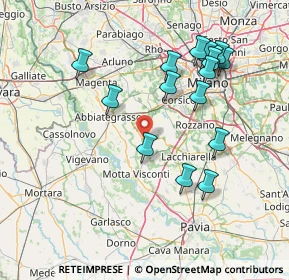 Mappa Via Giacomo Matteotti, 20088 Rosate MI, Italia (15.68875)