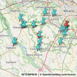 Mappa Via Giacomo Matteotti, 20088 Rosate MI, Italia (8.8335)