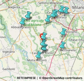 Mappa Via Giacomo Matteotti, 20088 Rosate MI, Italia (7.41667)