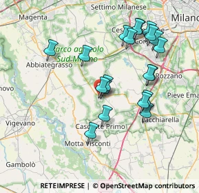 Mappa Via Giacomo Matteotti, 20088 Rosate MI, Italia (7.327)