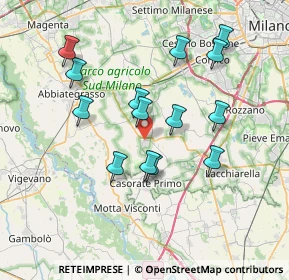Mappa Via Giacomo Matteotti, 20088 Rosate MI, Italia (6.89643)