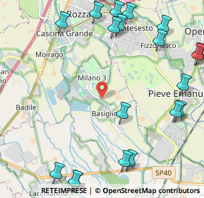 Mappa SP 122, 20080 Basiglio MI, Italia (3.028)
