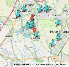 Mappa SP 122, 20080 Basiglio MI, Italia (1.9835)