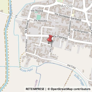 Mappa Via Estienne, 1, 37040 Arcole, Verona (Veneto)