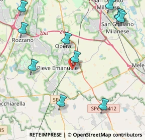 Mappa Via G. di Vittorio, 20085 Locate di Triulzi MI, Italia (5.43364)