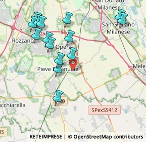 Mappa Via G. di Vittorio, 20085 Locate di Triulzi MI, Italia (4.33867)