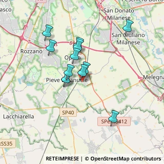 Mappa Via G. di Vittorio, 20085 Locate di Triulzi MI, Italia (3.0525)