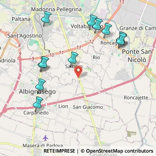 Mappa Via Pietro Bembo, 35127 Padova PD, Italia (2.48833)